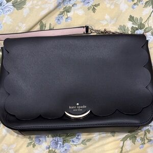 Kate Spade Black Scallop Crossbody Bag